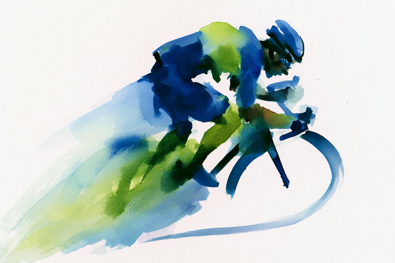 Loose watercolor wash example 1